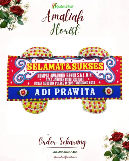 Papan Bunga Ucapan Selamat Lingga Timur